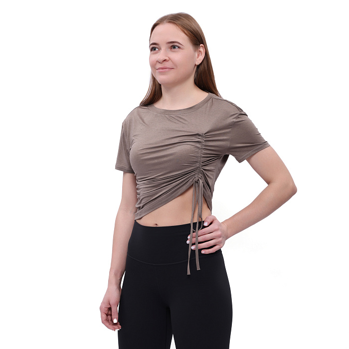 ATSV900-2 Футболка Yoga коричневый